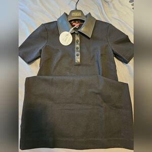 STAUD Jay dress, black, size small